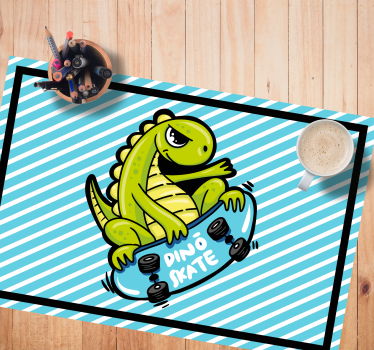 Swag skater t-rex rajzfilm eredeti bakelitlemezek - TenStickers