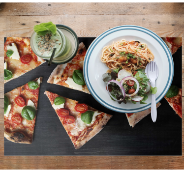 Szeletelt pizza tálcák Éttermekhez - TenStickers