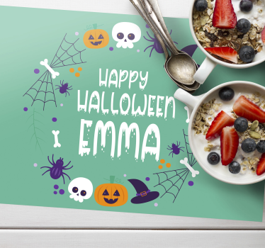 Tányéralátétek halloween témájú dizájnnal - TenStickers