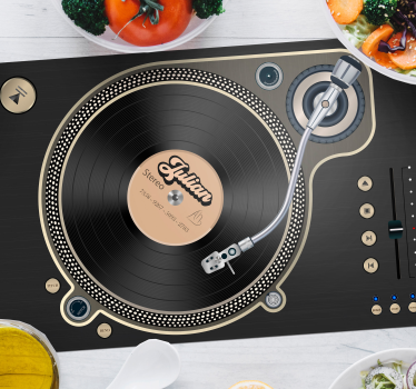 Vinyl lemez neve vinyl placemats - TenStickers
