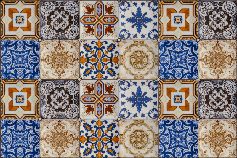 Többszínű hidraulika tányéralátétek eredeti - TenStickers