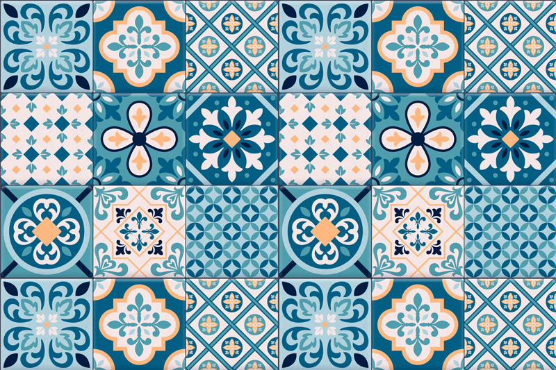 Türkiz hidraulika tányéralátétek eredeti - TenStickers