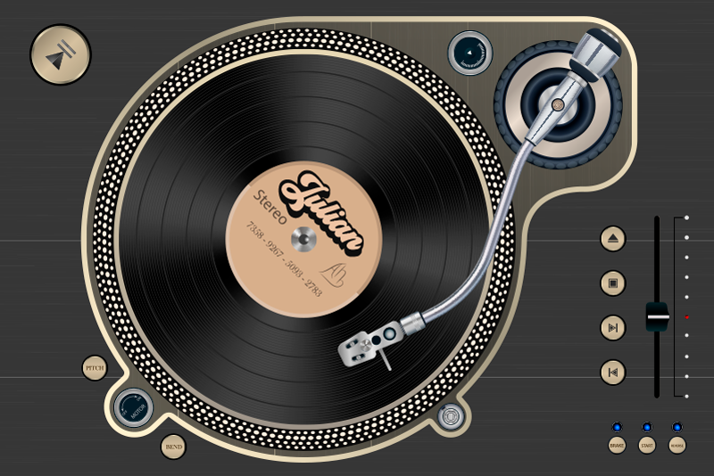 Vinillemez nevű tányéralátétek - TenStickers