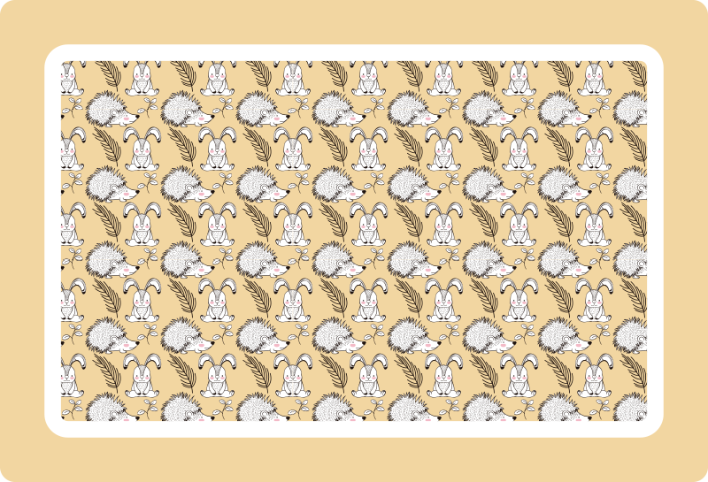 Cuki mesehősök tányéralátétek gyermekeknek - TenStickers