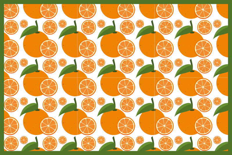 Eredeti tányéralátétek citrus szeleteléshez - TenStickers