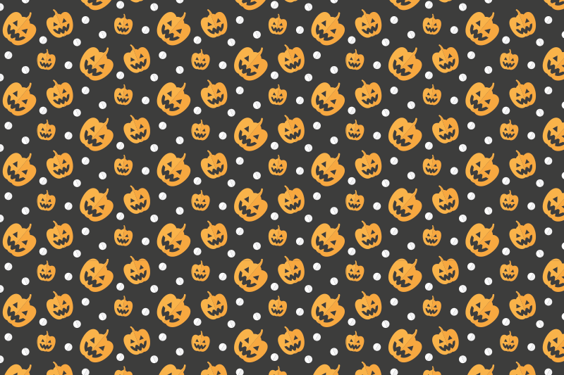 Tányéralátétek halloween - tök mintás asztalterítő - TenStickers