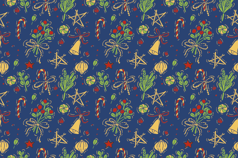 Karácsonyi tányéralátétek Ünnepi asztalhoz - TenStickers