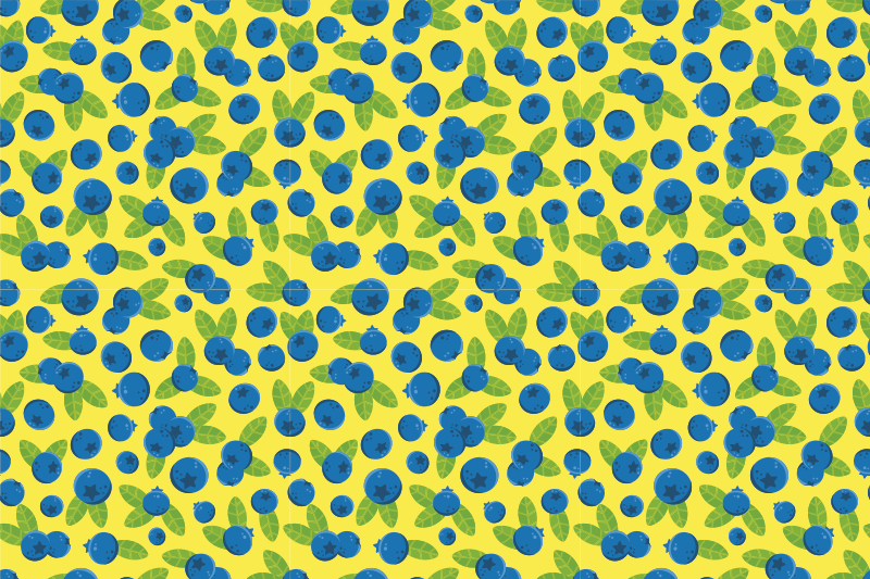 Színes Áfonya mintás tányéralátétek eredeti - TenStickers