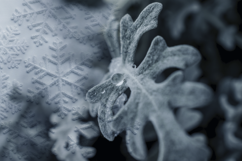 Elegáns hópehely minták tányéralátétek struktúra - TenStickers