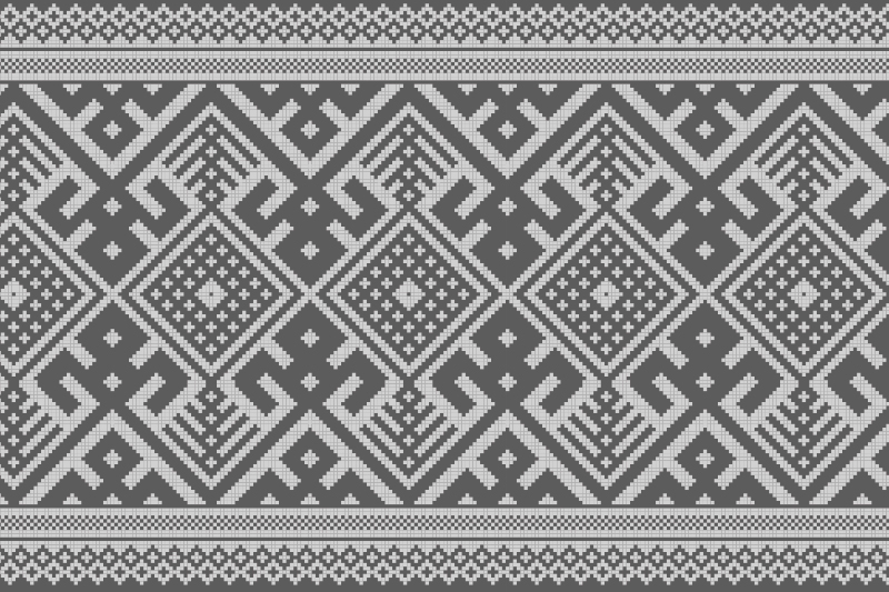 Szürke kötött mintás elegáns alátétek - TenStickers