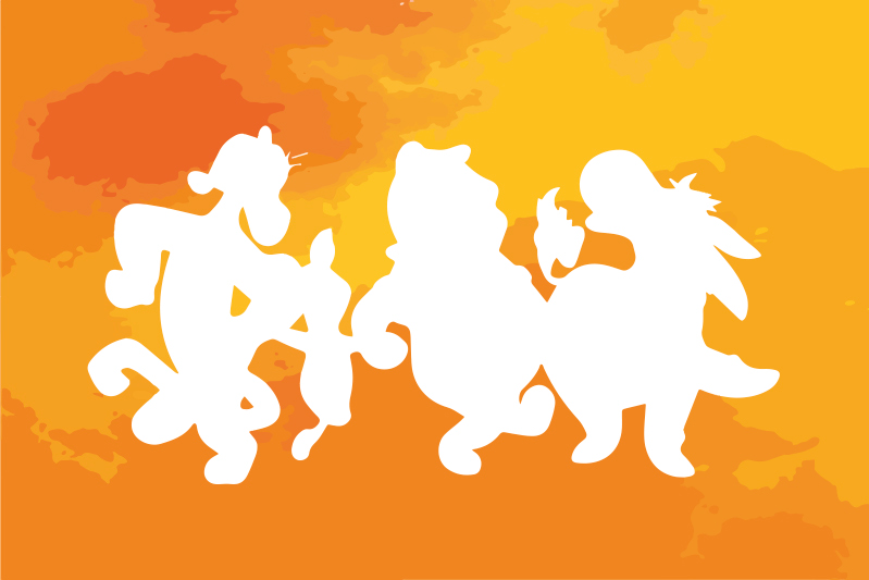 Micimackó és a banda gyermekei alátétek - TenStickers