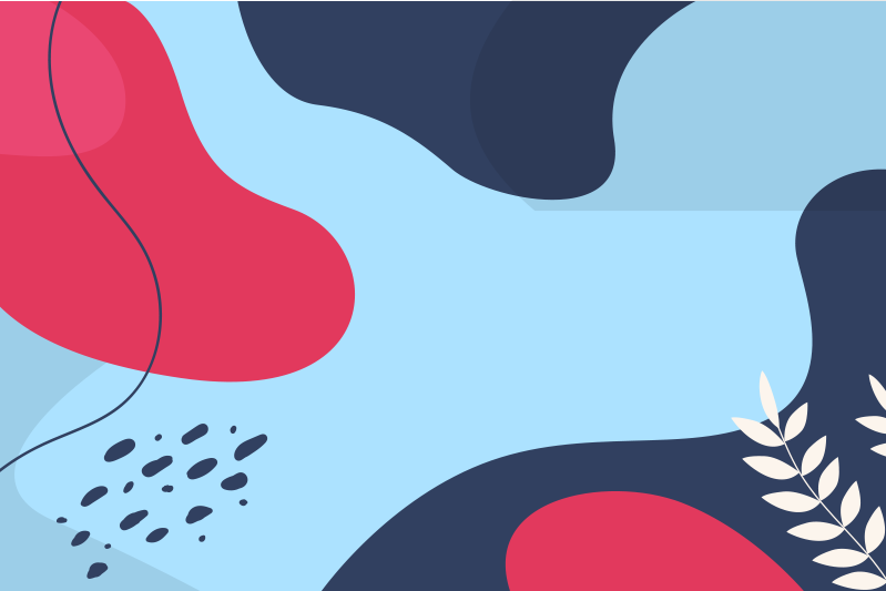 Színes absztrakt formák tányéralátétek eredeti - TenStickers