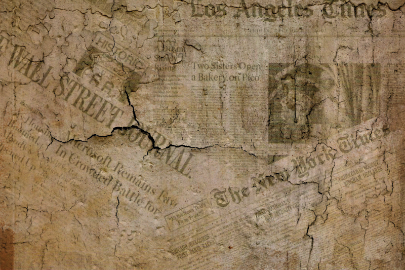 Repedt papír felület tányéralátétek struktúra - TenStickers