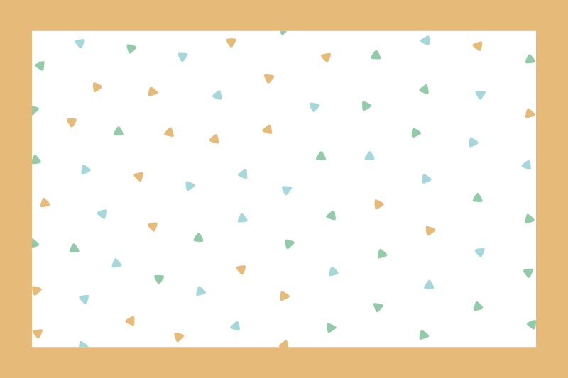 Sima háromszög minta tányéralátétek névvel - TenStickers