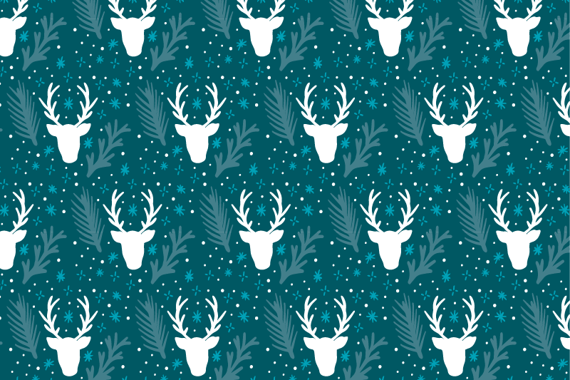 Elegáns ünnepi teríték - tányéralátétek karácsony - TenStickers