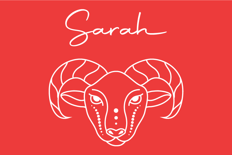 Stilizált kos illusztráció tányéralátétek - TenStickers