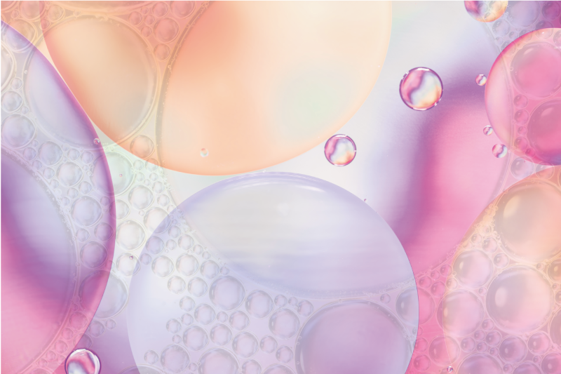 Buborékos színes felület tányéralátétek struktúra - TenStickers