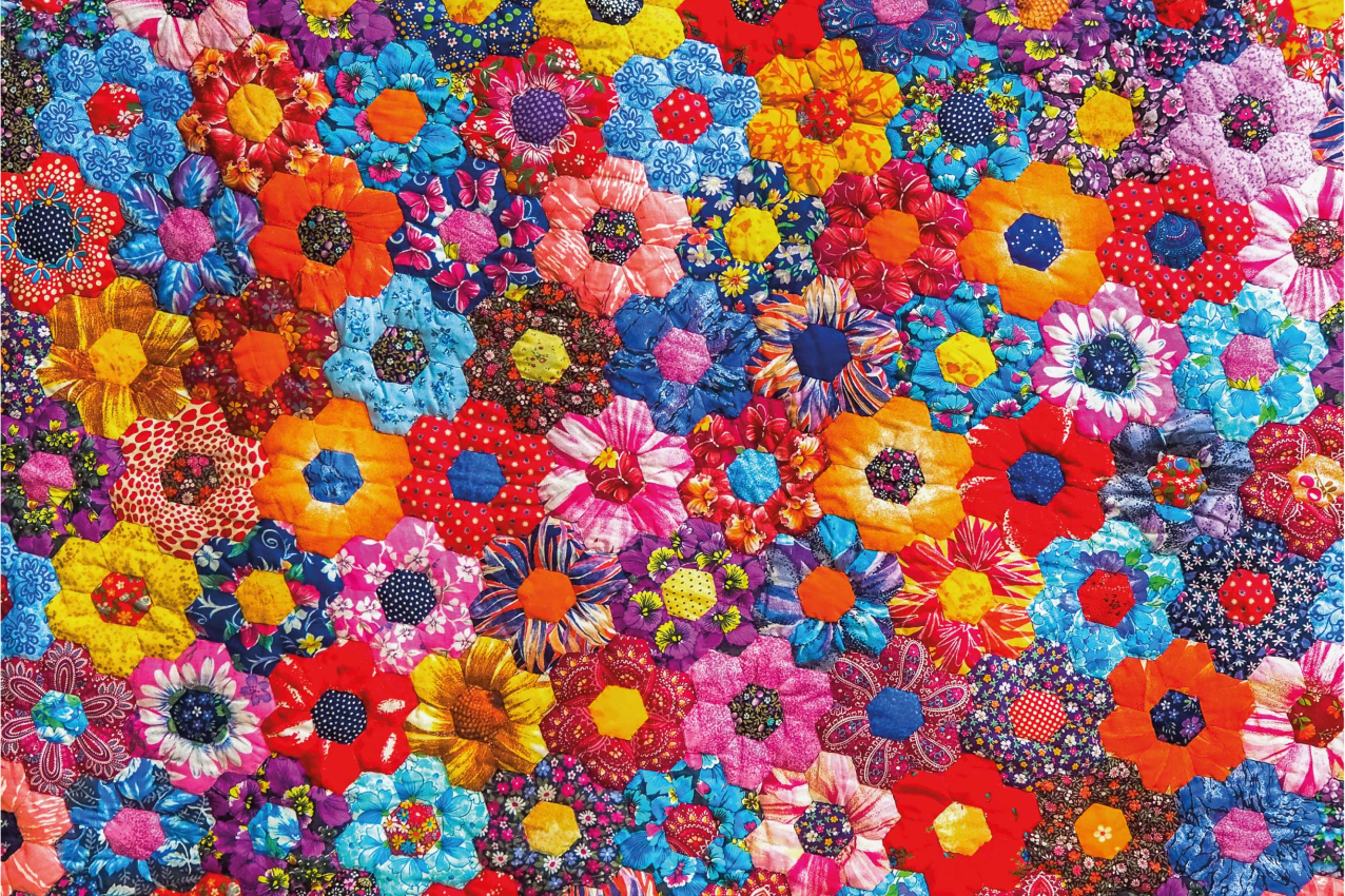 Tányéralátétek eredeti – Élénk virágkompozíció - TenStickers