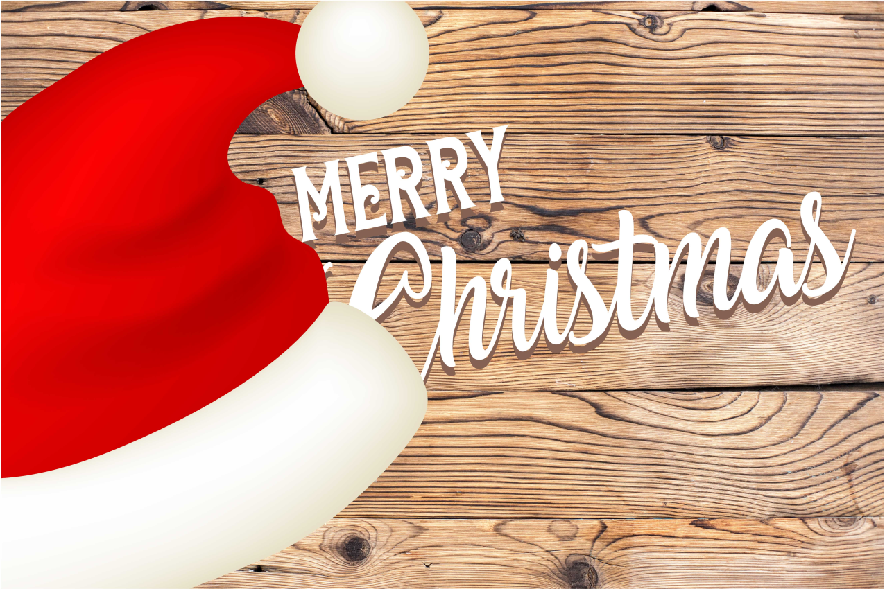 Boldog karácsonyt szöveg karácsonyi placemats - TenStickers