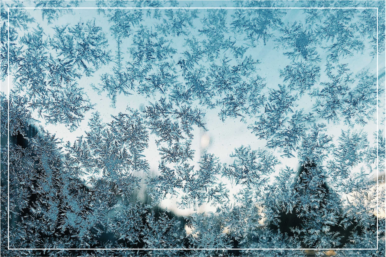 Fagyott jég minta tányéralátétek struktúra - TenStickers