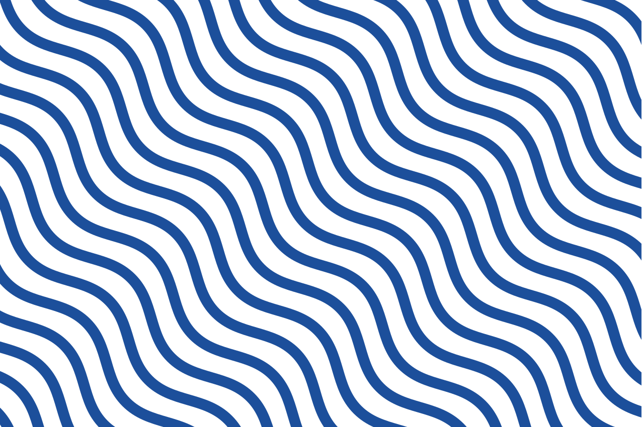 Modern tányéralátétek hullámos mintázattal - TenStickers