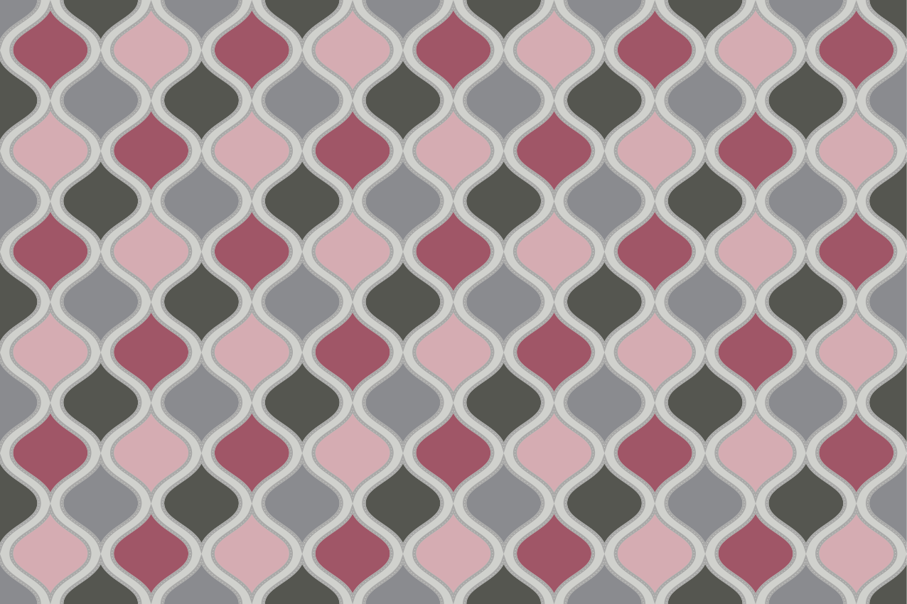 Színes mintás tányéralátétek struktúra - TenStickers