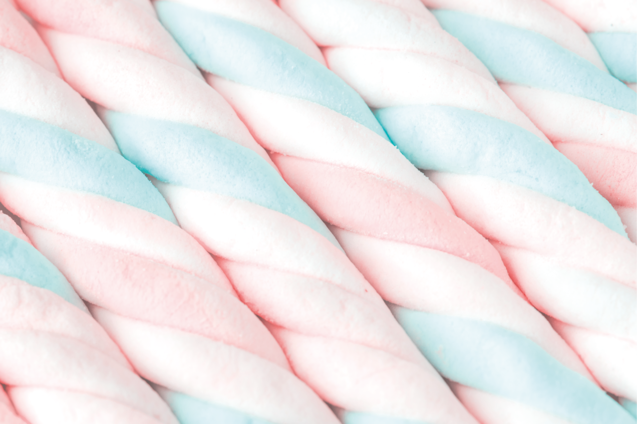 Eredeti tányéralátétek csavart gyapjúcukor - TenStickers