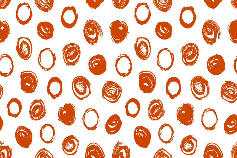 Körkörös ecsetvonás minta tányéralátétek struktúra - TenStickers