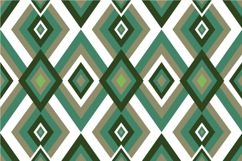 Modern tányéralátétek geometrikus stílusban - TenStickers