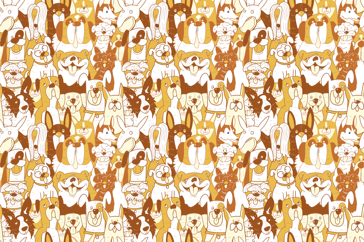 Játékos Állatmintás tányéralátétek gyermekeknek - TenStickers