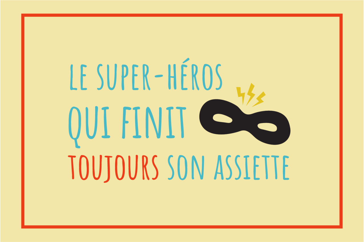 Szuperhős tányéralátétek gyermekeknek - TenStickers