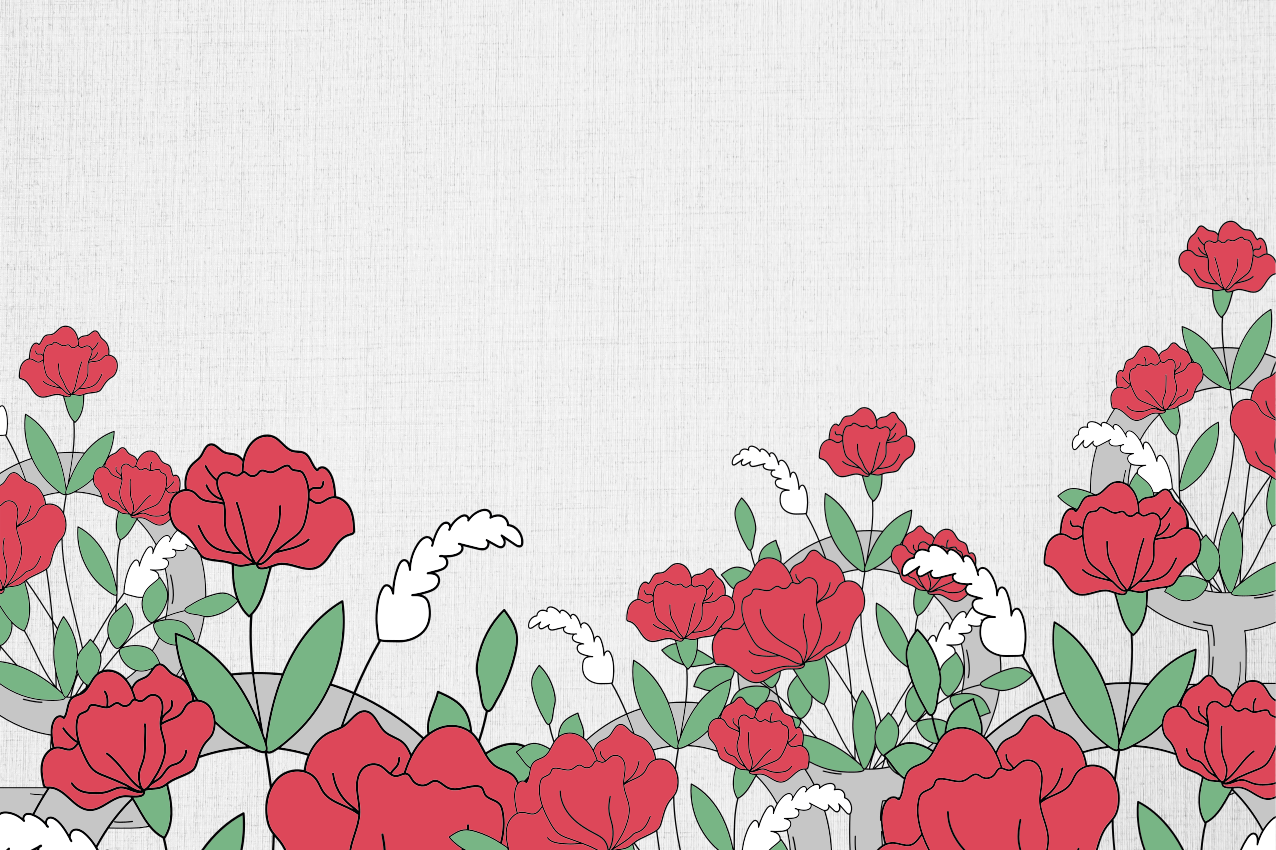 Eredeti tányéralátétek virágmintás levelekkel - TenStickers