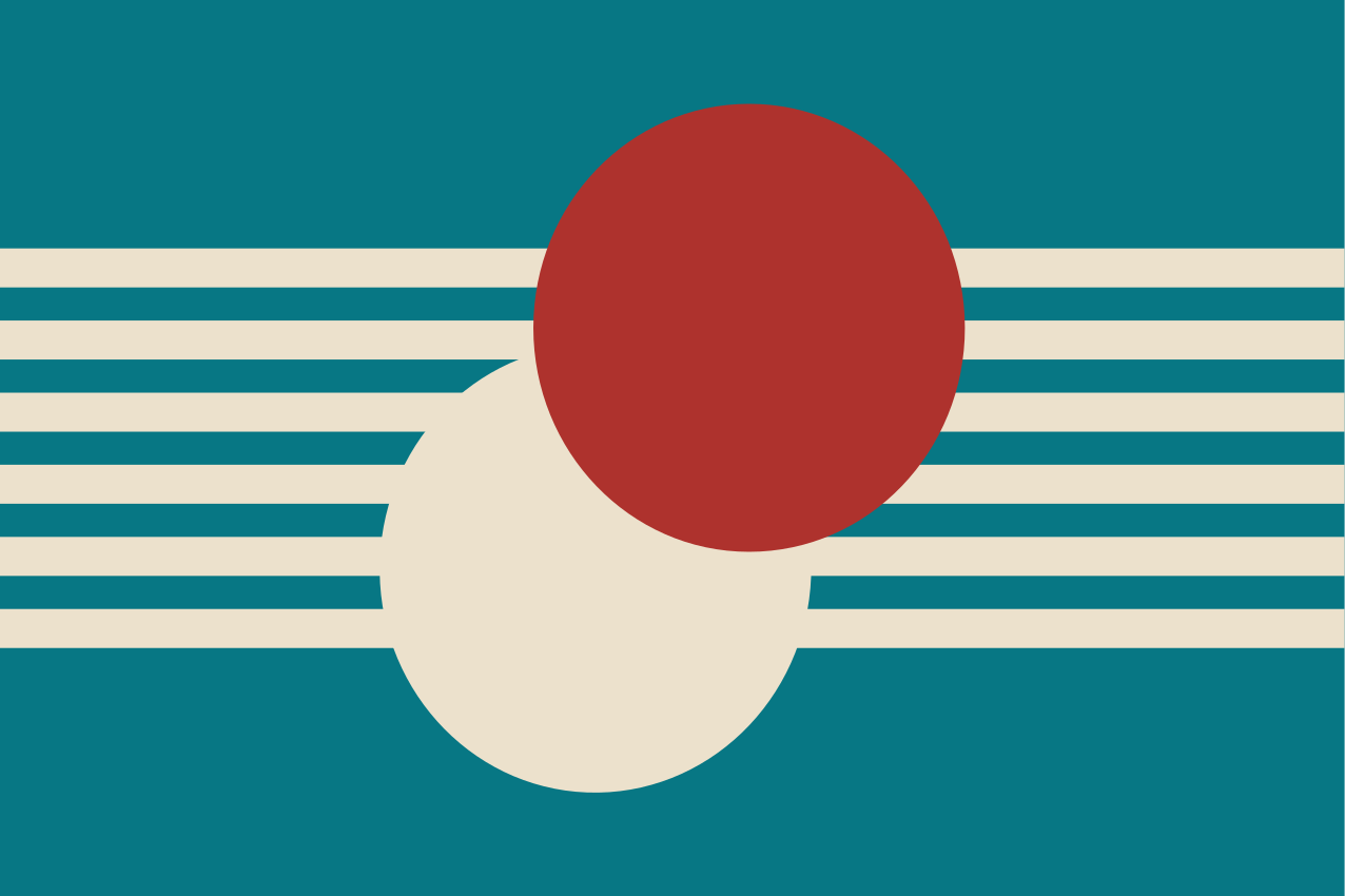 Absztrakt színes formák tányéralátétek modern - TenStickers