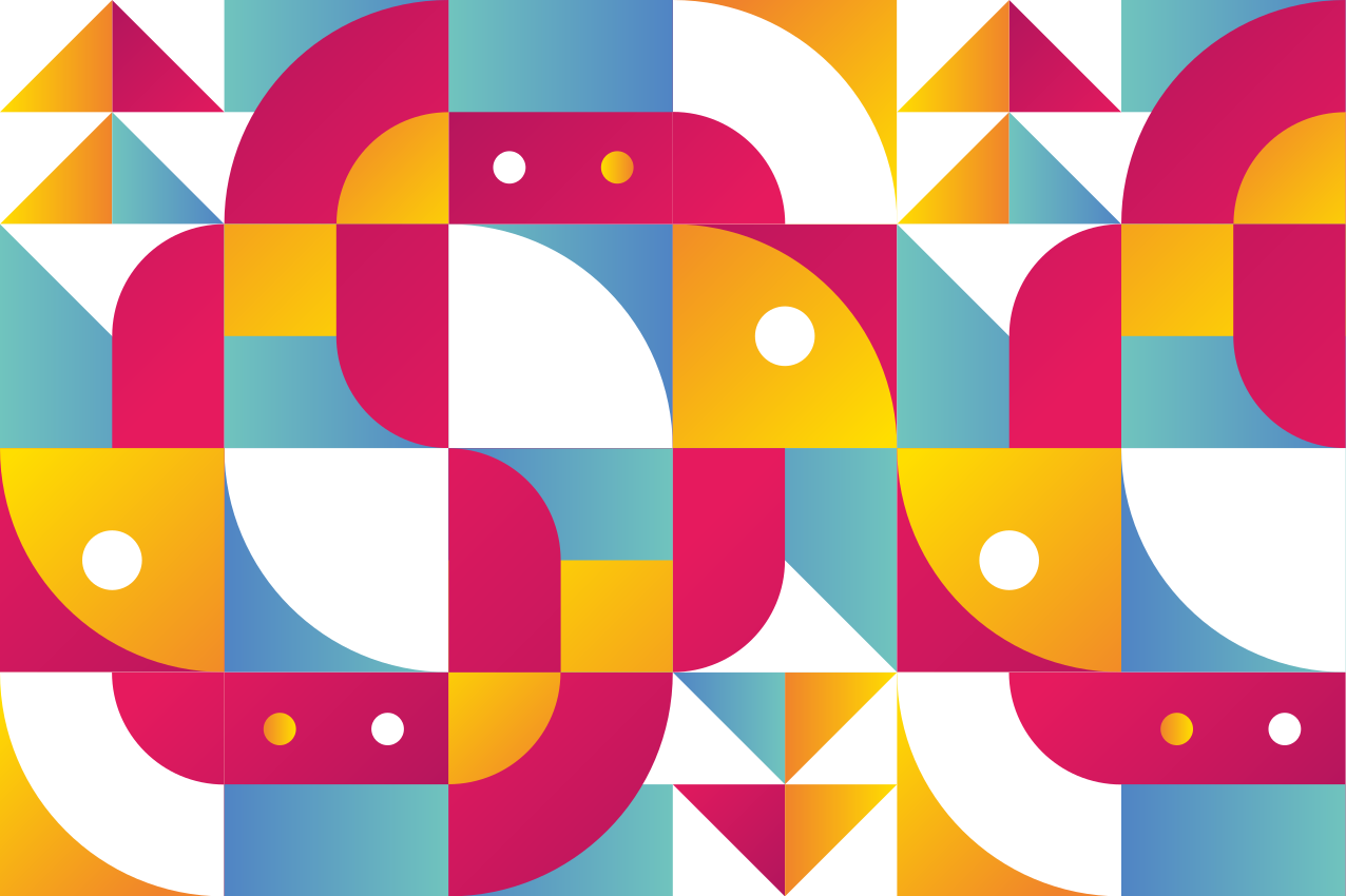 Merész geometrikus minták tányéralátétek modern - TenStickers