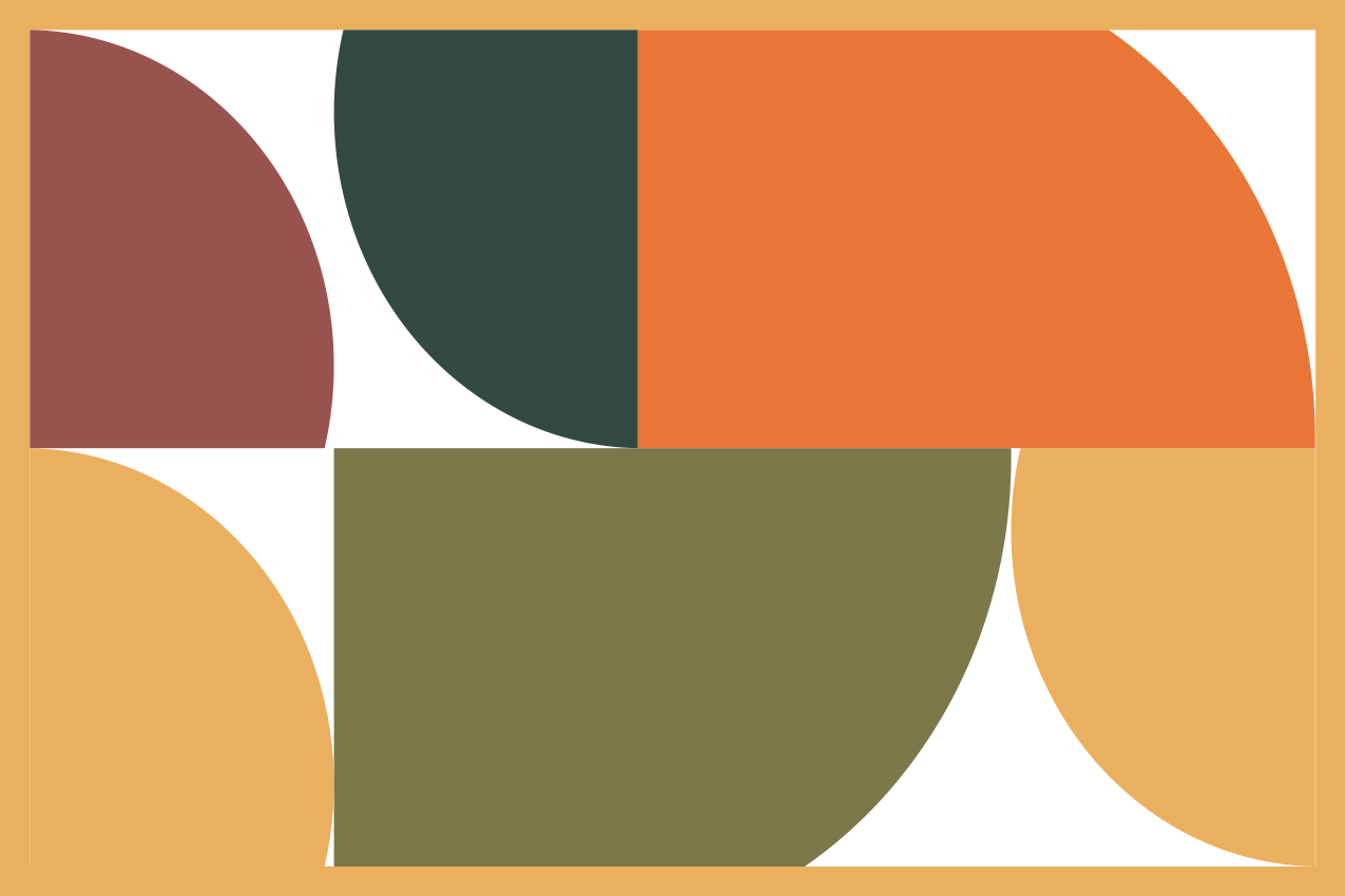 Modern tányéralátétek stílusos geometrikus formákban - TenStickers