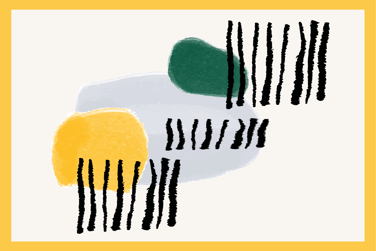 Élénk geometrikus formák modern tányéralátétek - TenStickers