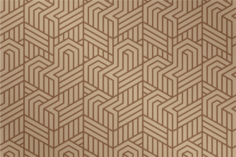 Modern tányéralátétek geometrikus textúrával - TenStickers