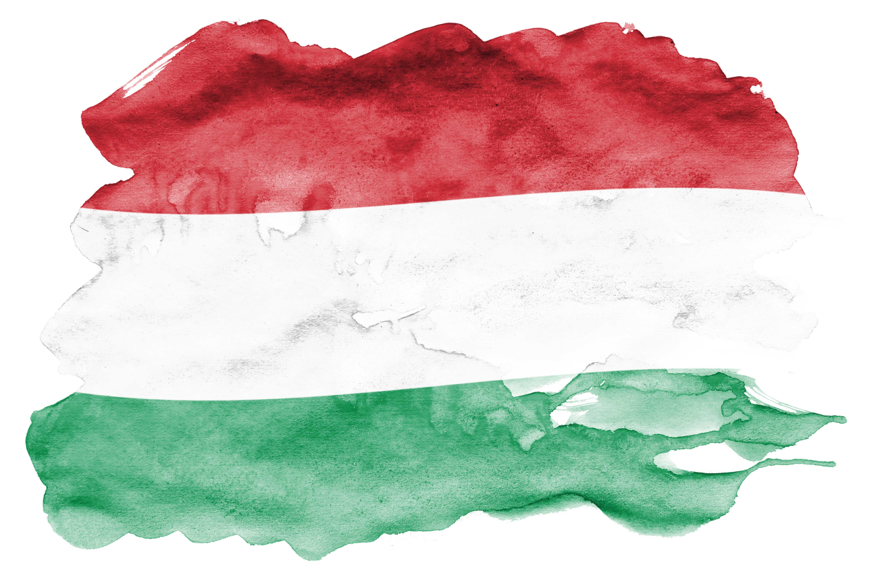 Akvarell magyar zászló modern alátétek - TenStickers