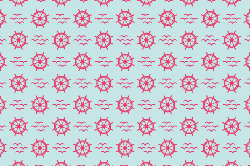 Eredeti tányéralátétek tengeri kormánykerékkel - TenStickers