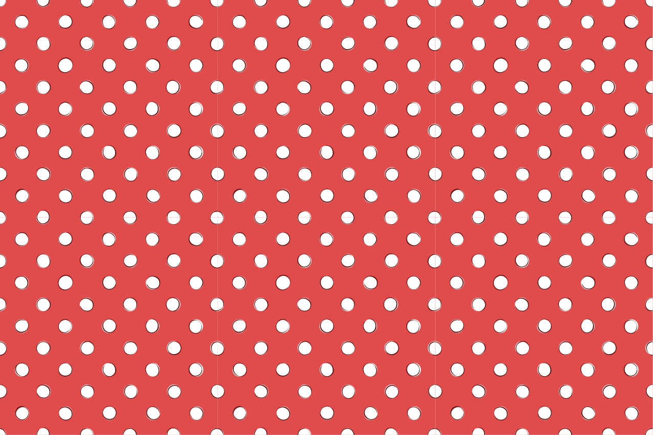 Polka dot motívum tányéralátétek eredeti - TenStickers
