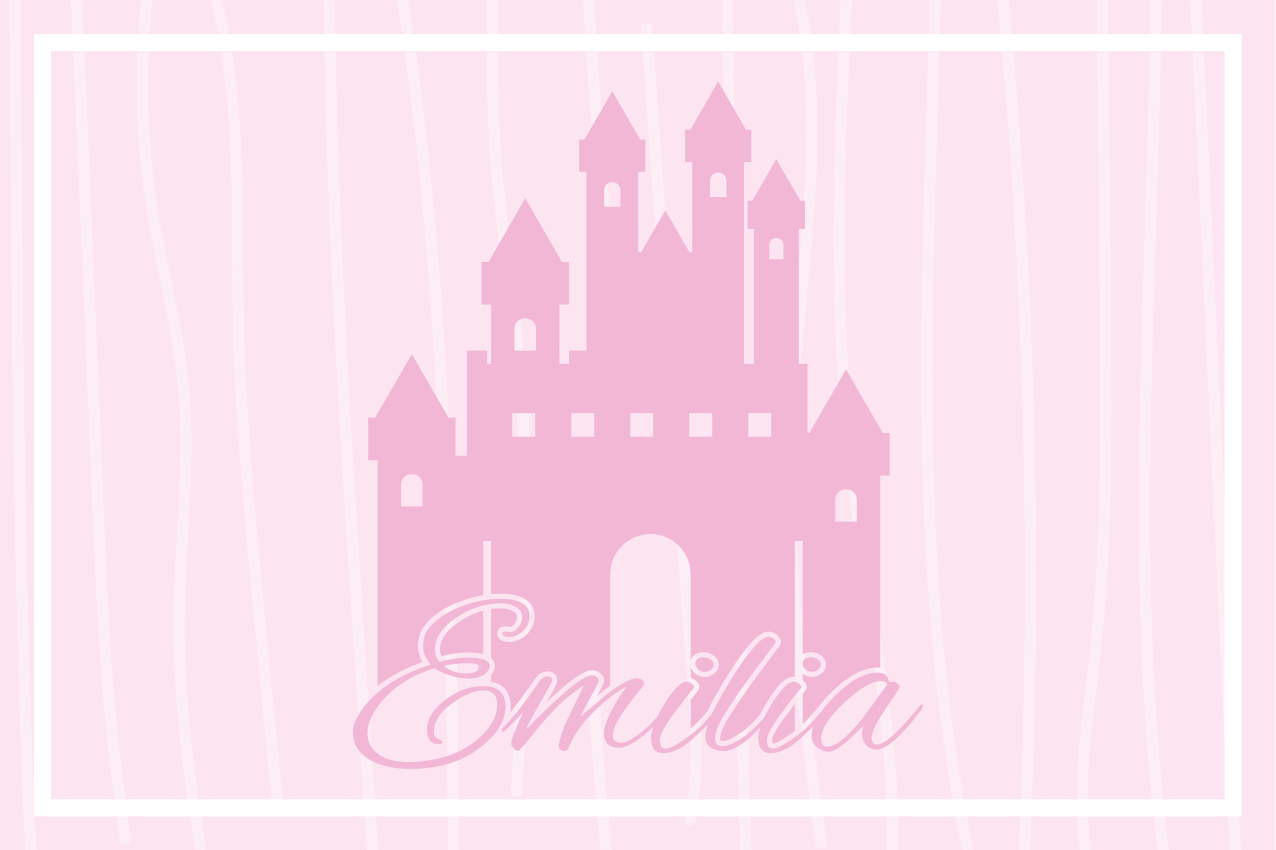 Vár témájú dizájnú tányéralátétek gyermekeknek - TenStickers