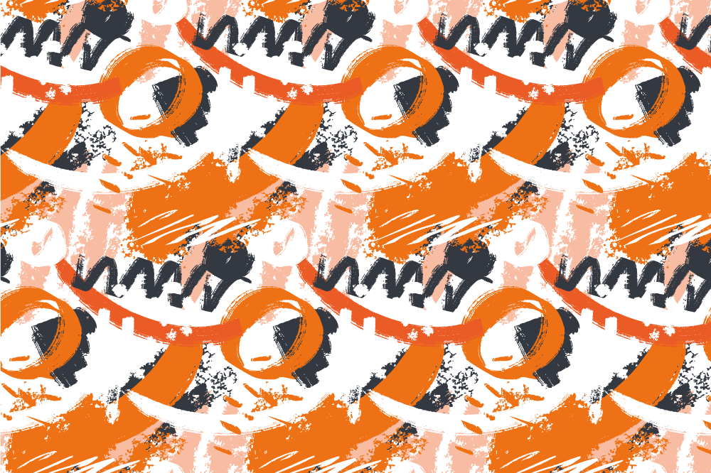 Absztrakt színes minta tányéralátétek struktúra - TenStickers