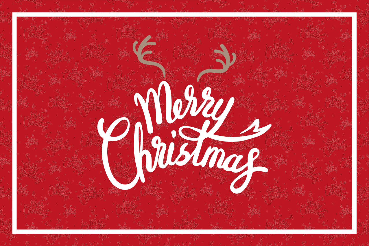 Örömteli karácsonyi üdvözlet tányéralátétekhez - TenStickers