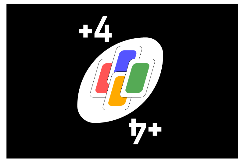 Tányéralátétek eredeti kártyajáték ihlette dizájn - TenStickers