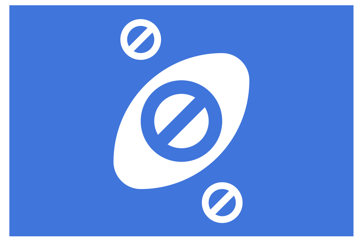 Modern tányéralátétek minimalista kék akcentussal - TenStickers