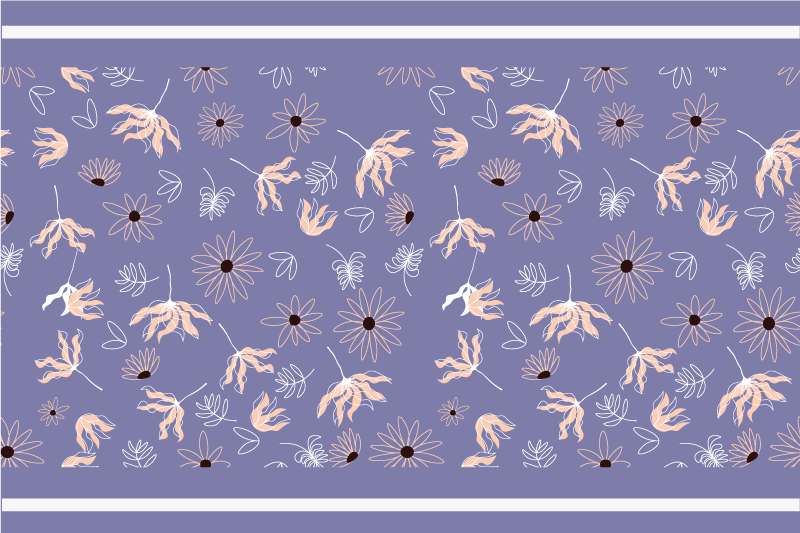 Virágmintás elemek - tányéralátétek struktúra - TenStickers