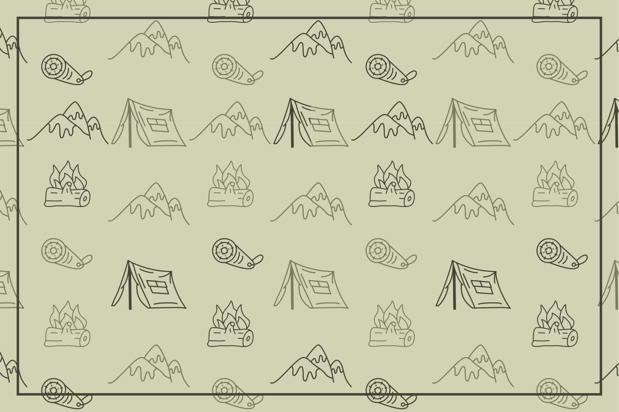 Kemping kaland alkatrészek tányéralátétek eredeti - TenStickers