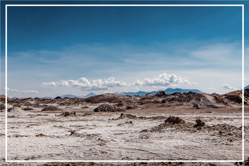 Modern tányéralátétek sivatagi tájjal - TenStickers