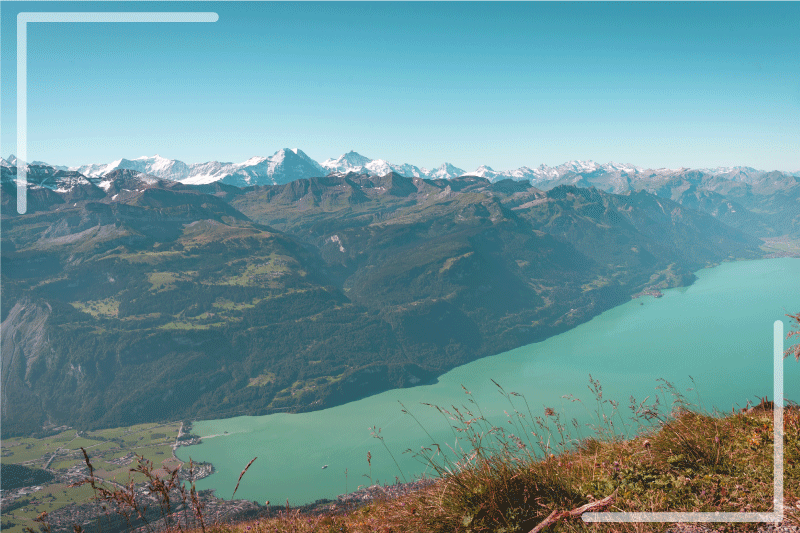 Havas hegyek tányéralátétek eredeti - TenStickers