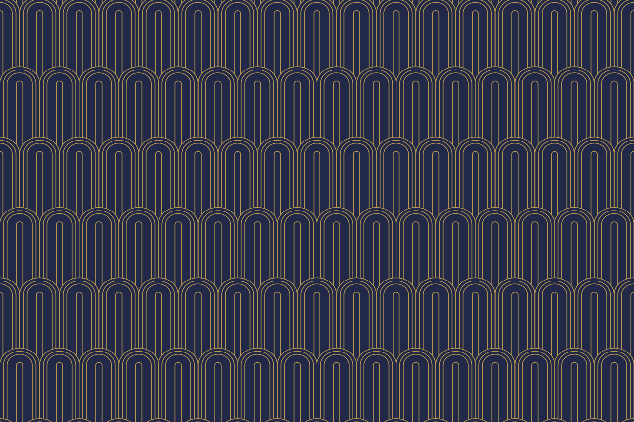 Elegáns Ívelt vonalak tányéralátétek modern - TenStickers